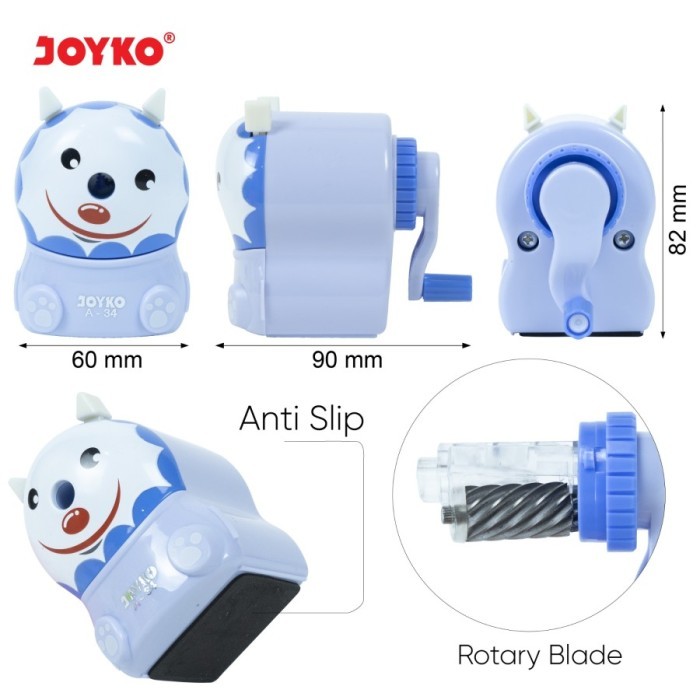 

ZC752 Rautan Serutan Putar Sharpener Joyko A-34 GRATIS ONGKIR