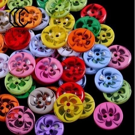 

RJ670 Kancing Acrylic Dua Lubang - Colorful Flower Shade (10pcs) DISKON