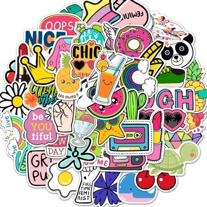 

KQ636 Korean Style Paper Sticker (10pcs) TERBARU