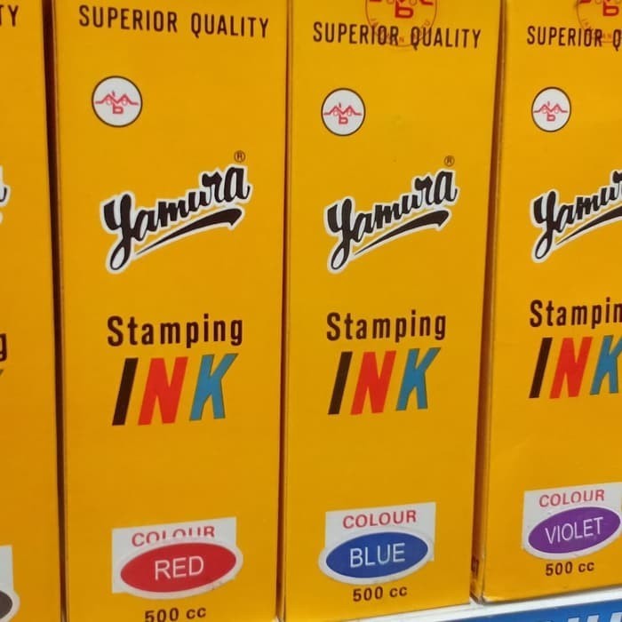 

[L4Riiss] Tinta Stempel Yamura 500cc (Biru, Hijau, Hitam, Merah, Violet)