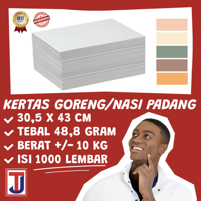 

KERTAS BUNGKUS NASI PADANG 1000 LEMBAR 30,5 X 43 CM