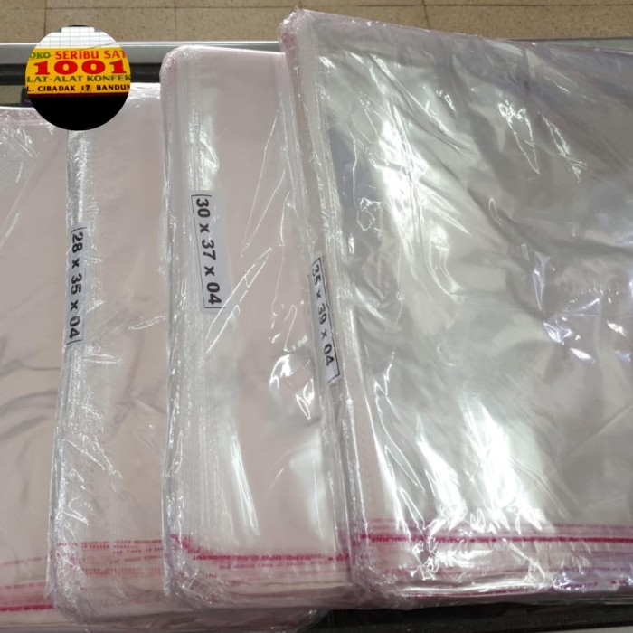 

Plastik opp tebal 0.4 / plastik baju isi 1 rim (500 lembar)