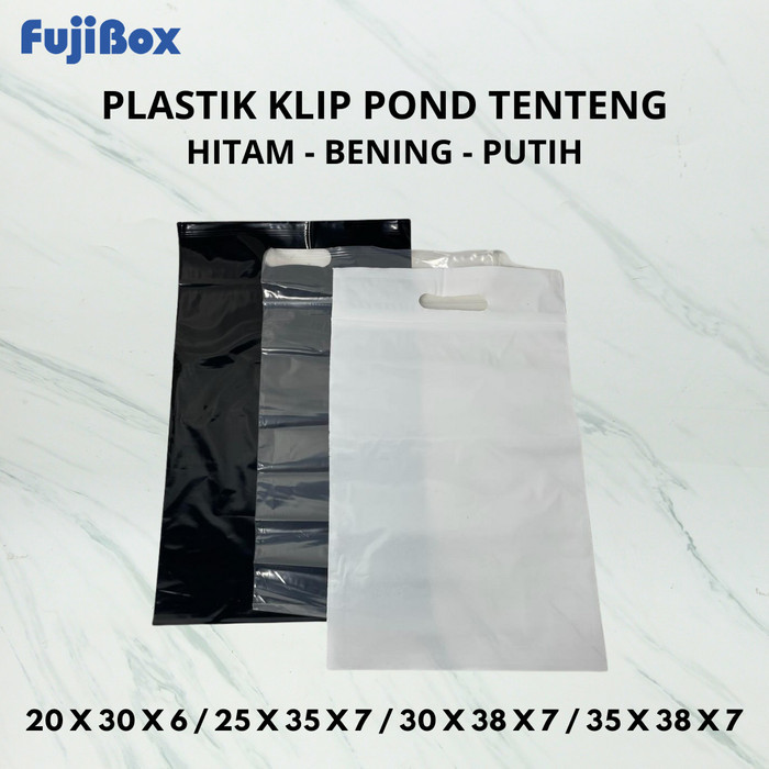 

(100 Pcs) Plastik Klip Tenteng Plong Ziplock 35 x 38 x 7