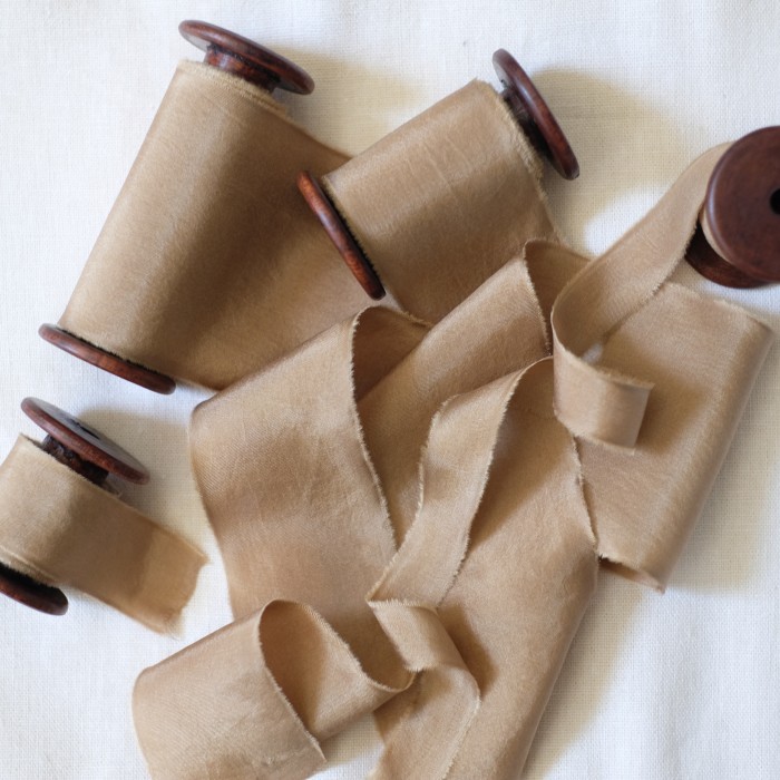 

Silk ribbon - Bronze