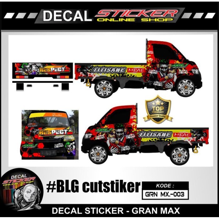 Stiker Grand Max Pick Up Mobil Pick Up Stiker Granmax Decal Nutup