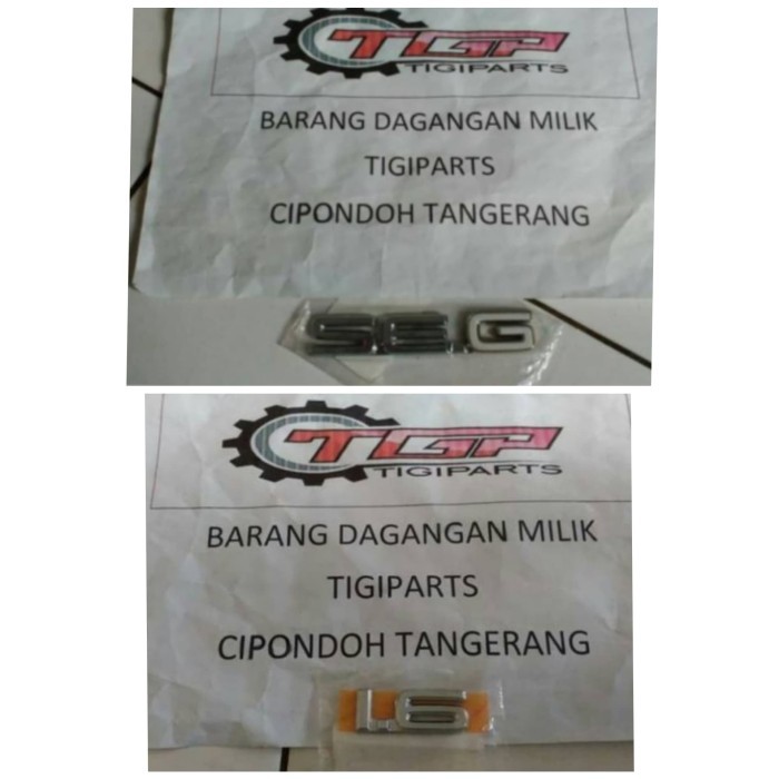 Emblem 1.6 Seg Original Untuk Toyota Great Corolla All New Corolla