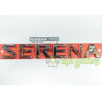 Emblem Logo Tulisan Bagasi Nissan Serena C24 Original Ori Asli