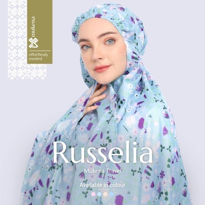MUKENA TRAVEL DS MUKENA TRAVELING TERKECIL RUSSELIA MOTIF AB ALL SIZE