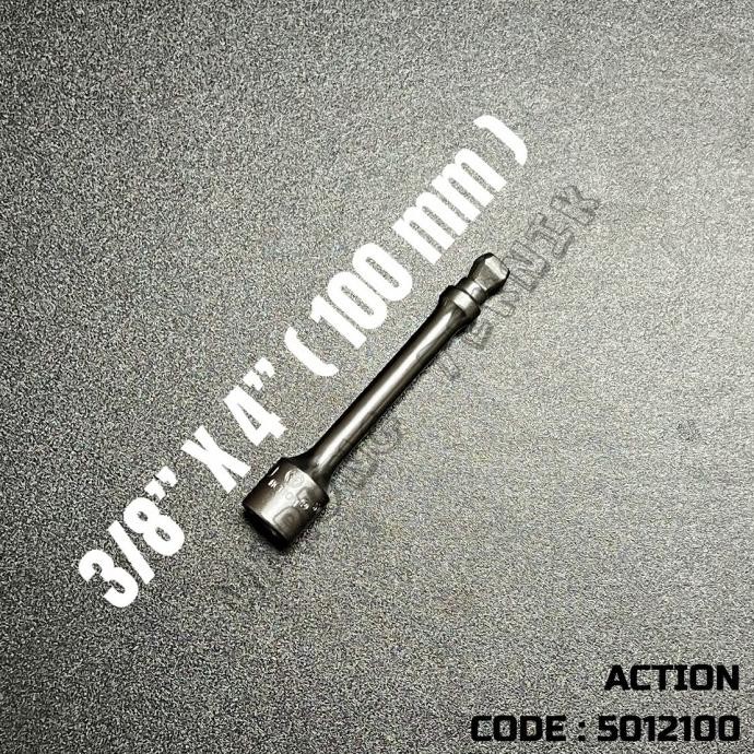 Action 3/8" Dr Wobble Socket Extension Bar - Sambungan Sok Drive 3/8" Kepala Wobble Restock