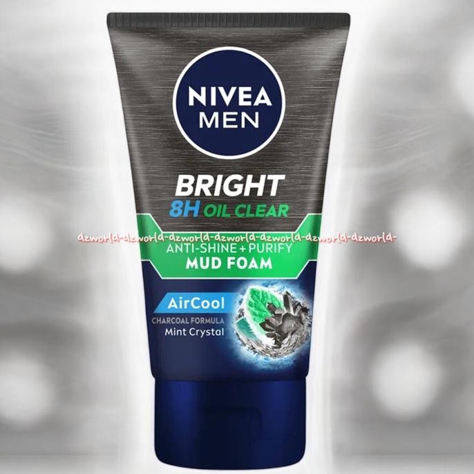

Nivea Men Deep Bright Oil Mud Facial Foam 100ml Sabun Muka Pria
