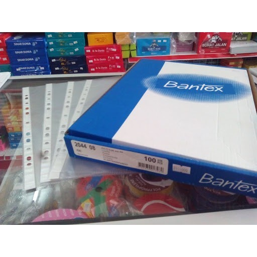 

BEBAS ONGKIR - PP POCKET BANTEX FOLIO/F4 ANTIGLARE / KASAR (2044) ( PAK = 100 LBR )