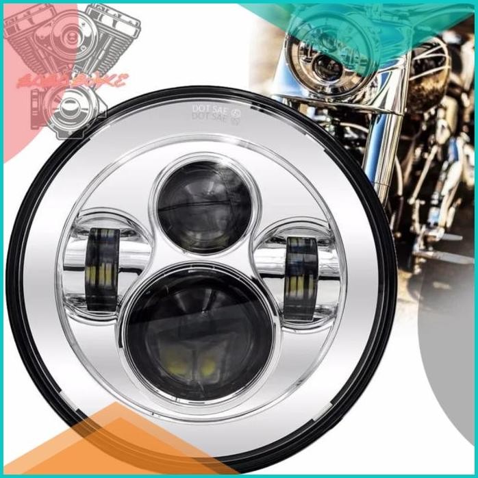 Daymaker 7 inch Chrome Harley dan Rubicon 11OKTZ4 parts