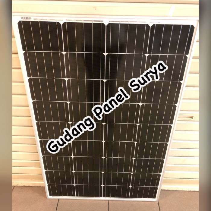 TERBARU - Panel Surya Solar Panel Solarcell SOLANA MONO 100WP 100 WP