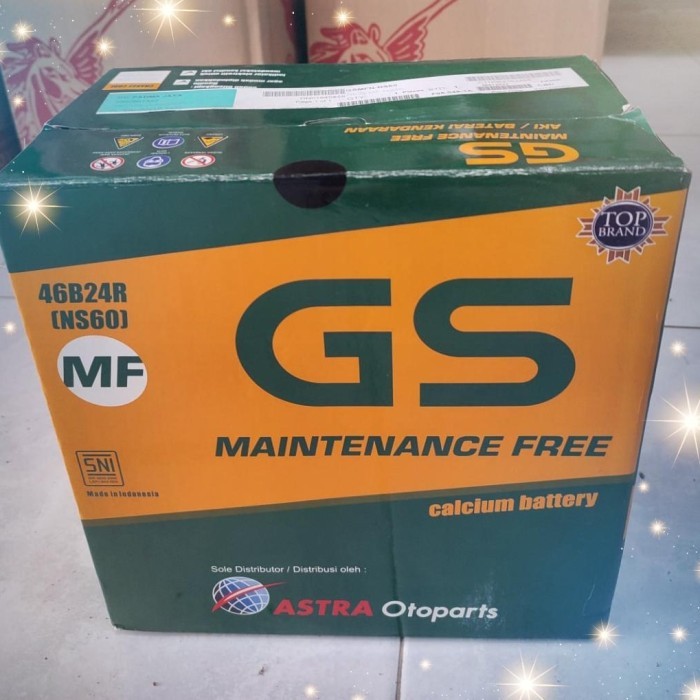 HARGA DISC - aki gs astra mf ns60 kering 46B24R
