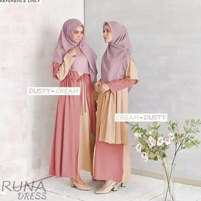 GAMIS ROMPI WANITA SYARI / BAJU GAMIS MAXI DRESS WANITA