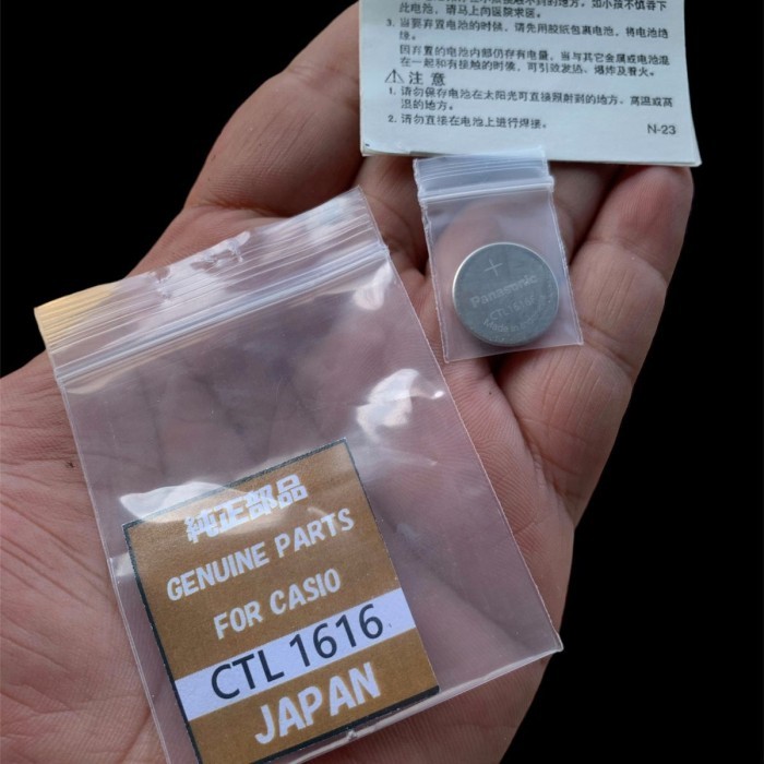 Batre Baterai Jam Tangan Original Casio Solar Ctl1616 Japan