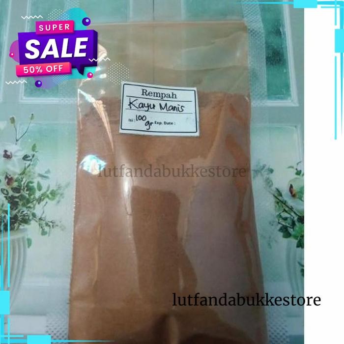 

[100 GR] REMPAH BUBUK KAYU MANIS/ KAYU MANIS BUBUK/ GROUND CINAMON GRATIS ONGKIR!!