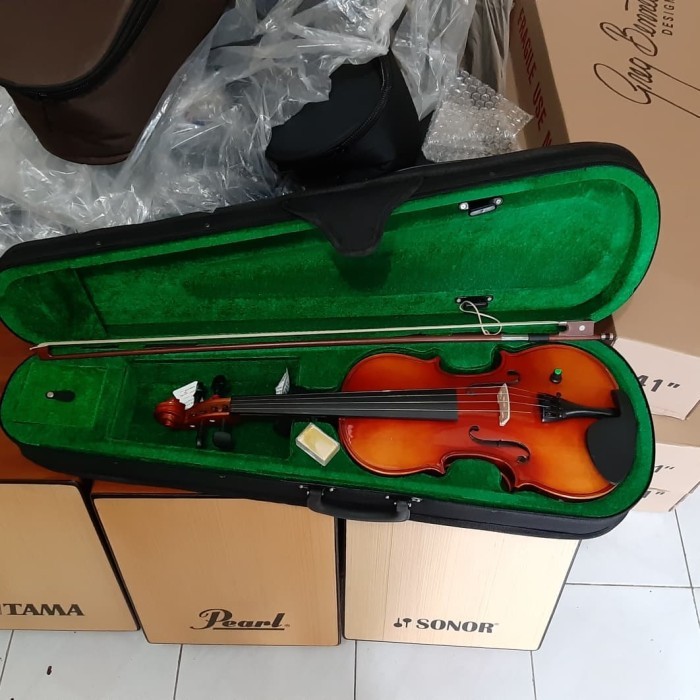 biola akustik elektrik vienna solidwood import new