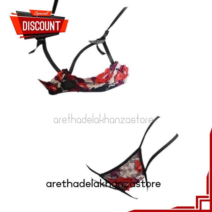 BRA SET KAWAT BIKINI BAJU HARAM DINAS OPEN CUP CROTCH SEXY SEKSI BEST SELLER BY ARETHA DELA KHANZA S