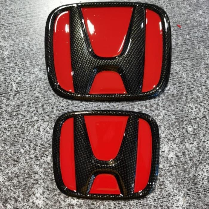 Emblem Honda Carbon Jazz Gk5 2016 -2021 Murah