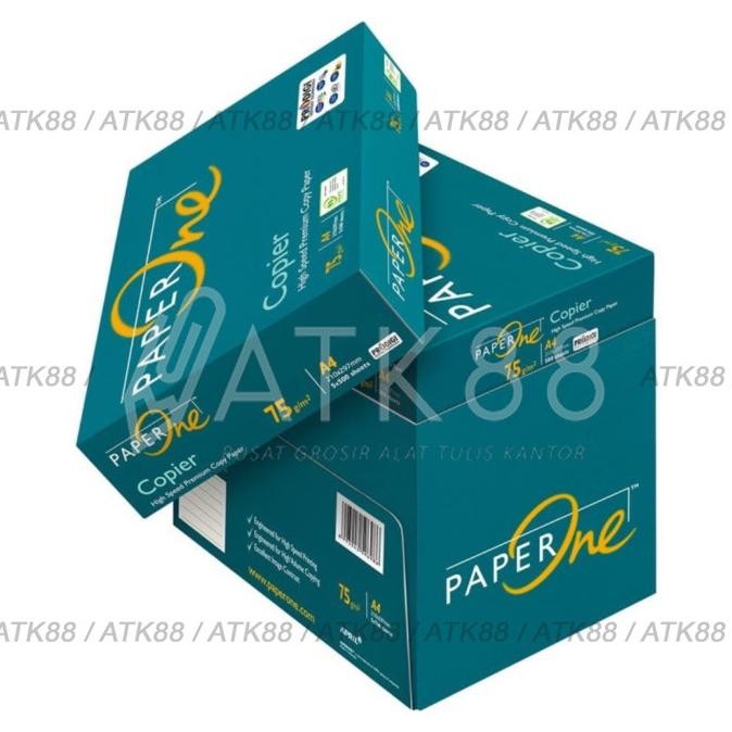 

Sale 1 Box Hvs Paper One Kertas Fotocopy 75 Gsm A4 5 Rim