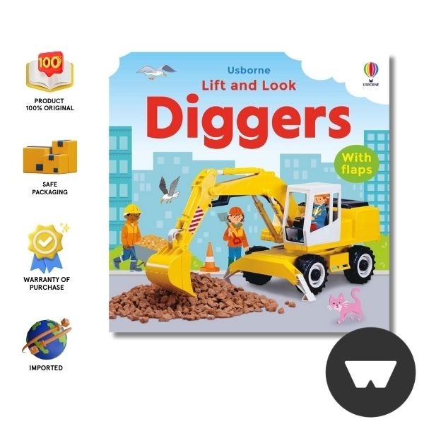 Usborne - Lift And Look Diggers