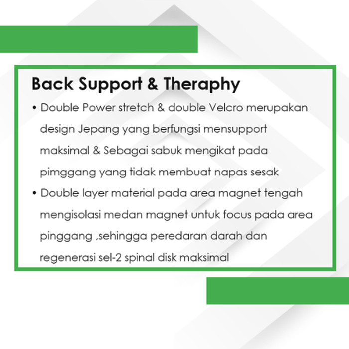Dr Hoom Back Support Therapy - Sabuk Terapi - Solusi Sakit Pinggang