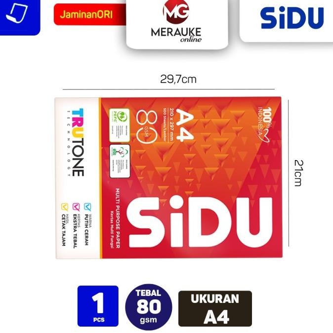 

Sale Kertas Hvs Sidu A4 80 Gsm