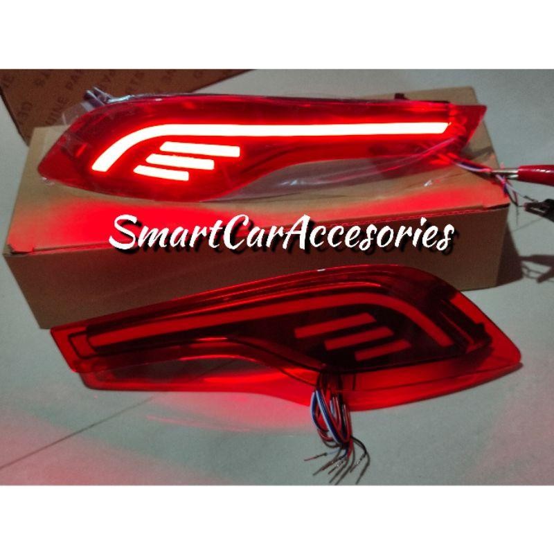 Lampu Variasi Reflektor Rear Bemper Bumper Belakang Led Honda Cr-V Crv Turbo 2017 Up