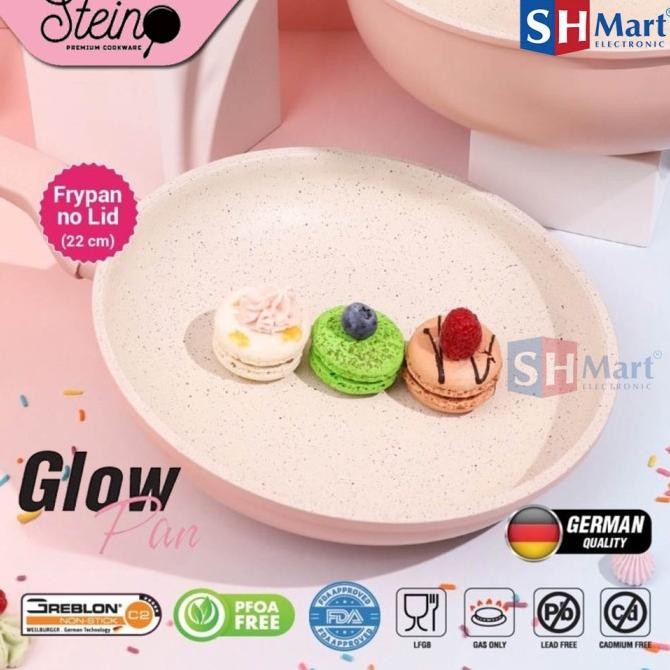 Glow Pan Steincookware Set / Satuan Glowpan Stein Cookware Original