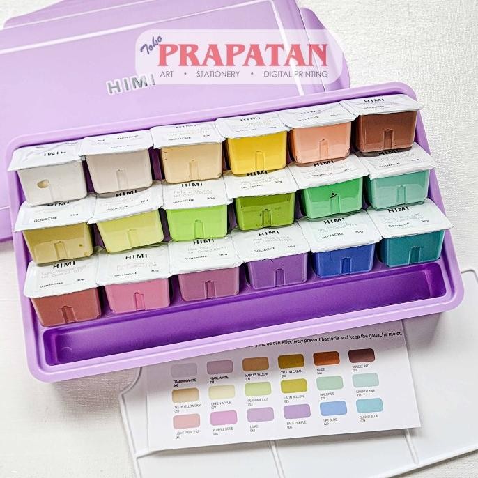 

Eksklusif Miya Himi PASTEL Gouache 18x30ml | Cat Gouache