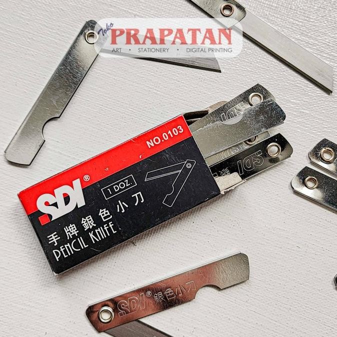 

Eksklusif SDI Mini Cutter Pencil Knife 0103 | Pisau Lipat | Alat Potong