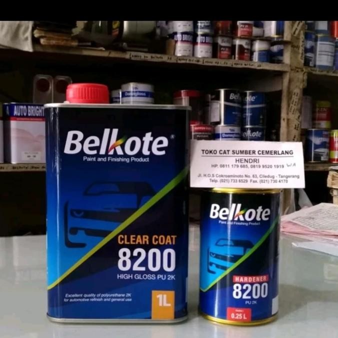 Clear Belkote 8200 Gloss Terbatas