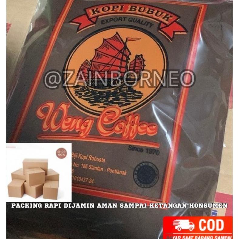 

Ready Kopi Bubuk Hitam 1Kg Kwalitas Super Pontianak Weng Gratis Ongkir!