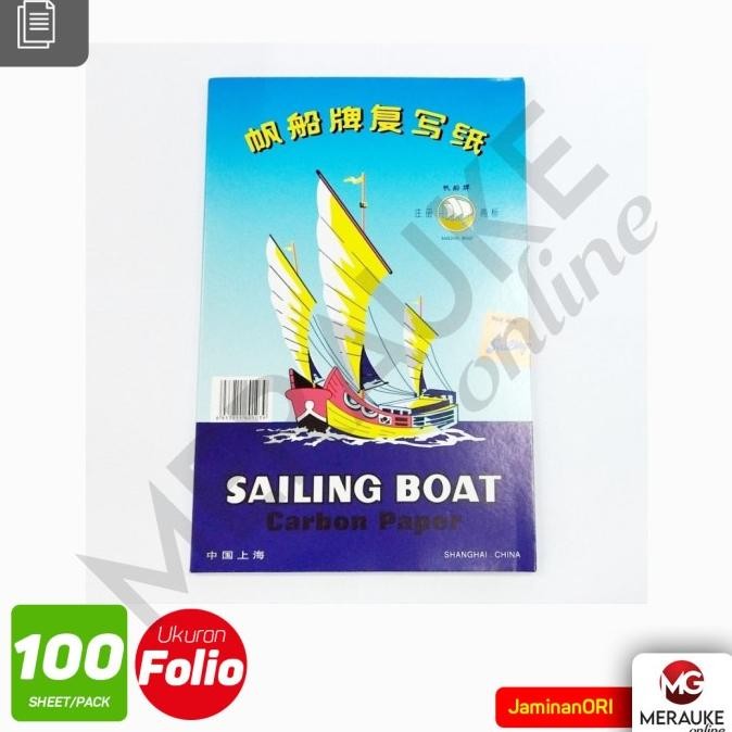 

Sale Kertas Karbon Sailing Boat Single Side / Satu Sisi Isi 100 Lembar
