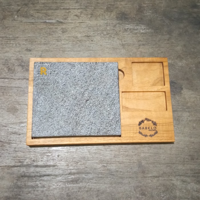 Stone Plate / Hot Plate / Batu Panggang Lava Stone / Grill Stone