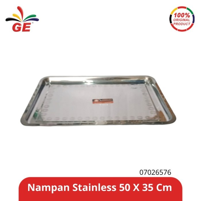 GE - Nampan Stainless 50 X 35 Cm 07026576