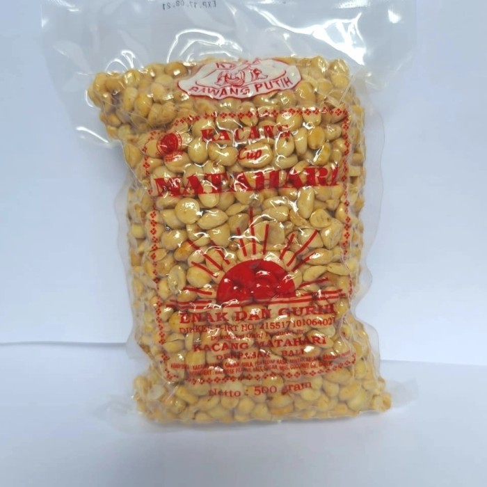 

MURAH KACANG MATAHARI VARIAN BAWANG PUTIH KACANG LOKAL BALI 500 GRAM