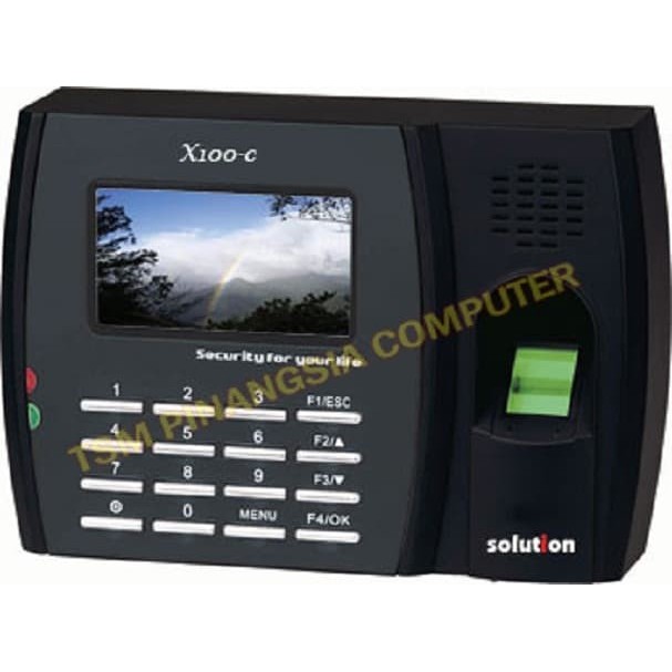 Solution X-100C - Mesin Absensi Fingerprin - Mesin Absensi Sidik Jari