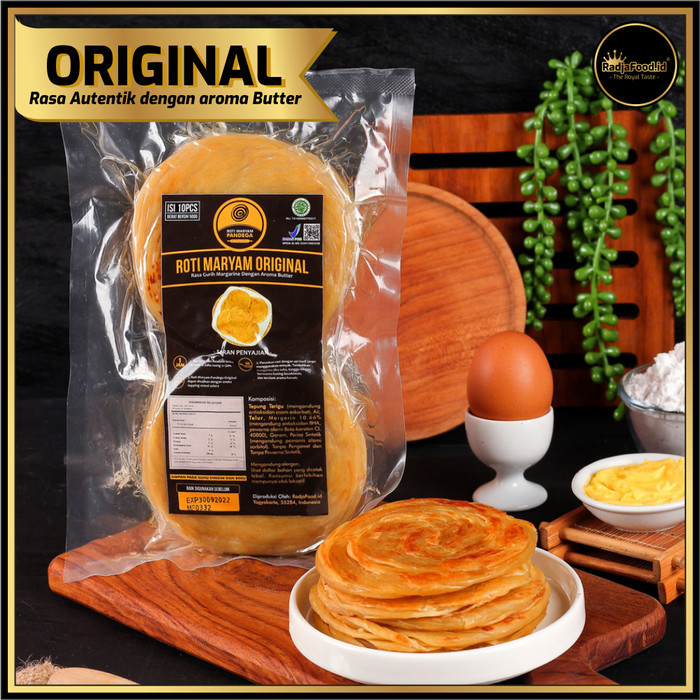 

TERMURAH [ISI 10pcs] Roti Maryam Pandega. Cane, Canai Original, Coklat, Mix