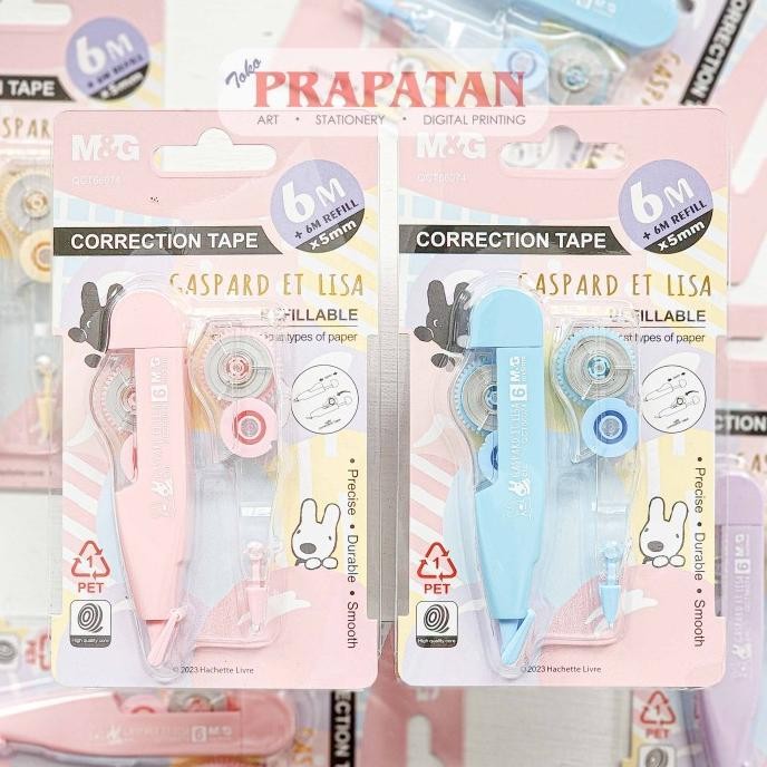 

Eksklusif M&G Gaspard Et Lisa Correction Tape QCT56074 | Tip Ex Kertas