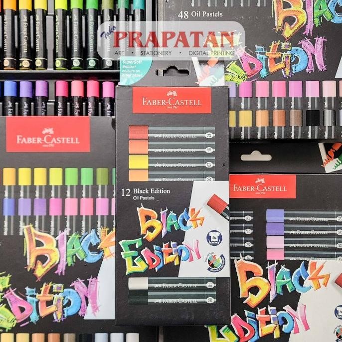 

Ready for You Faber Castell Oil Pastel Black Edition | Crayon Minyak