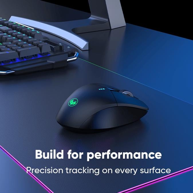 MOFII GAMING MOUSE WIRELESS RECHARGEABLE BATERAI 1600DPI LED RGB LIGHT