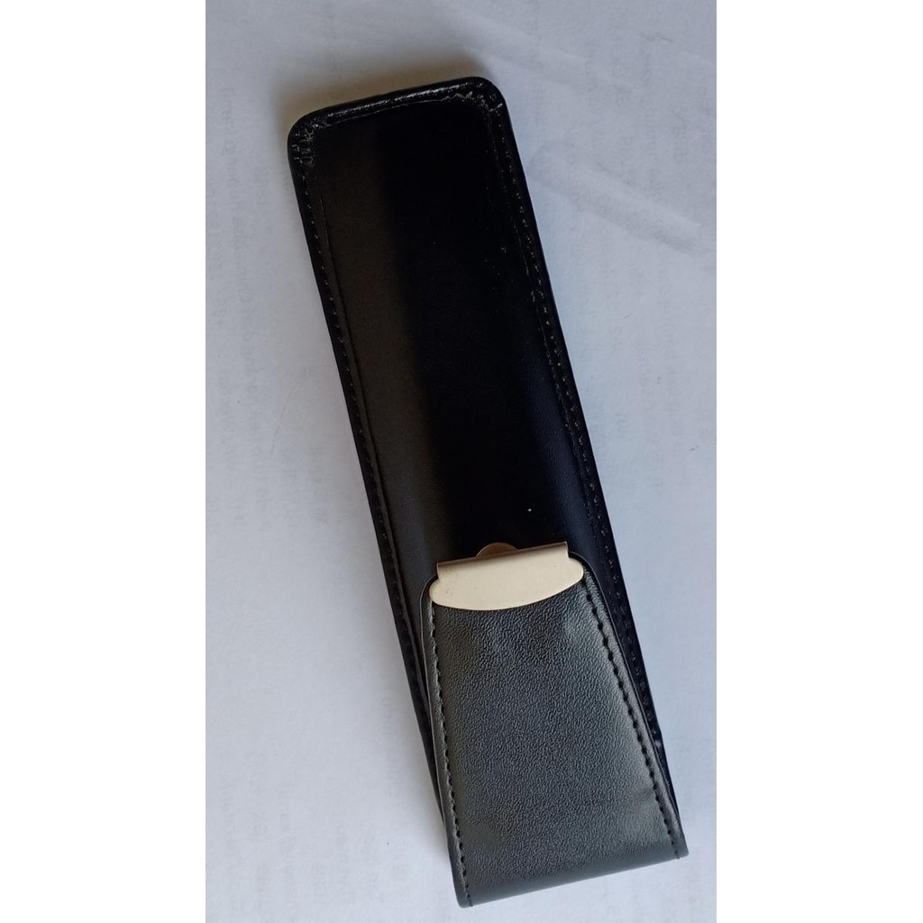

Holder /Case Pena Kulit Asli Isi 2 /Sarung Pena Merek Parker