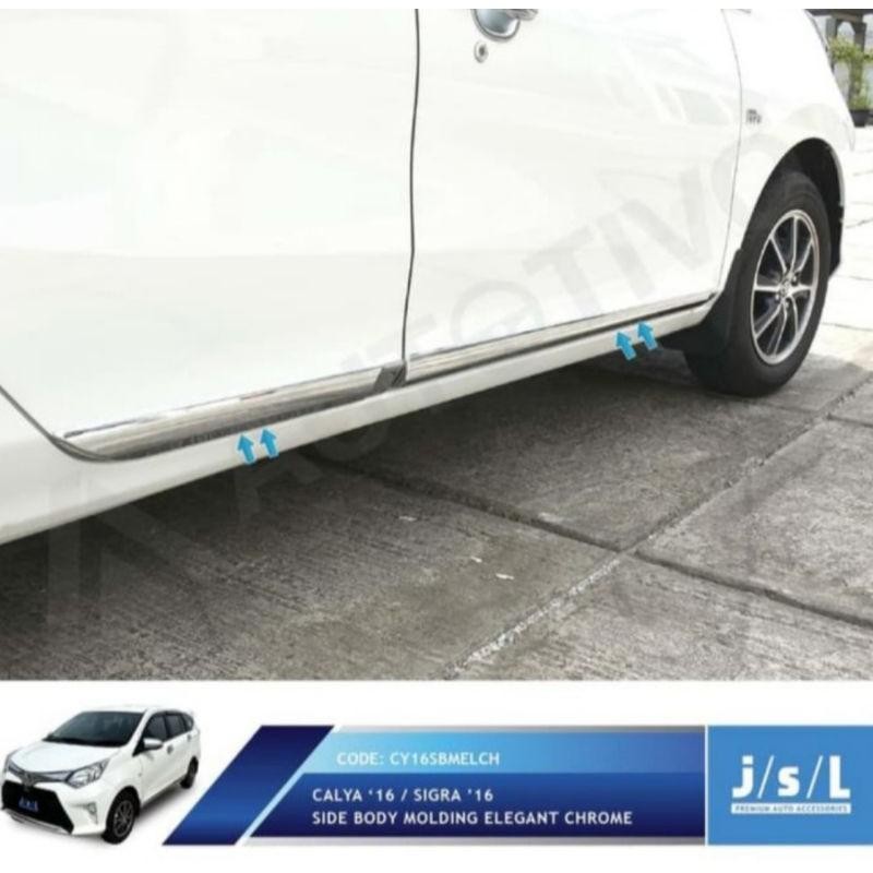 Toyota Calya List Body Samping Mobil Jsl / Side Body Molding Calya