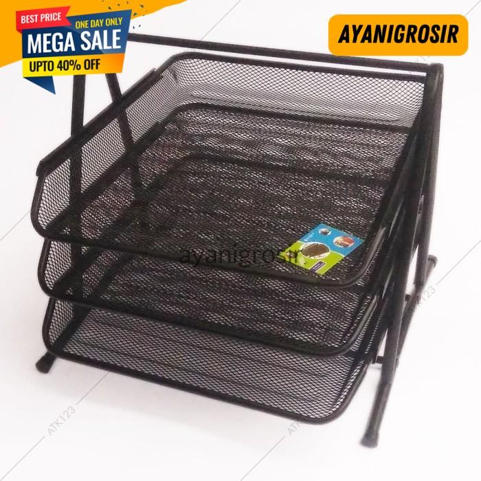 

BEST SELLER RAK KERTAS / DOCUMENT TRAY 3 SUSUN - V-TEC VT-BS.03JR BY AYANI GROSIR !!