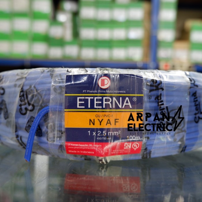 TERBARU Kabel Eterna NYAF 2.5mm 100 Meter