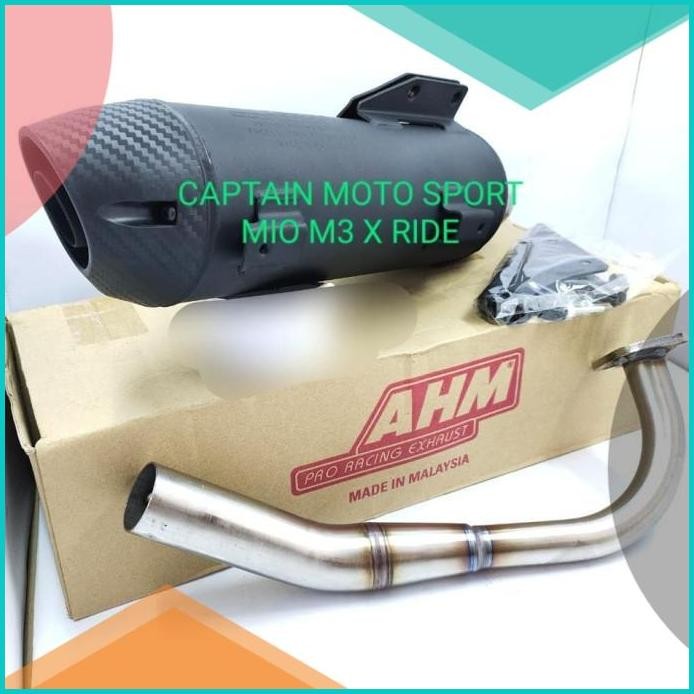 knalpot std racing AHM tsukigi Mio m3 X-Ride soul gt 125 knalpot ahm 1