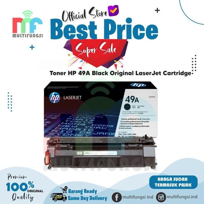 

Toner HP 49A Black Original LaserJet Cartridge For HP 1160 1320