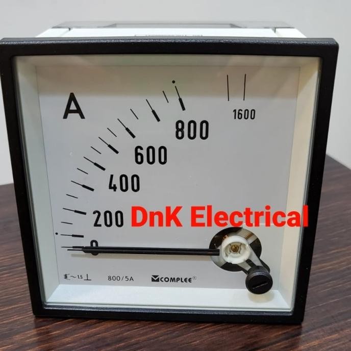 Ampere Meter AC ( via CT )Merk Complee